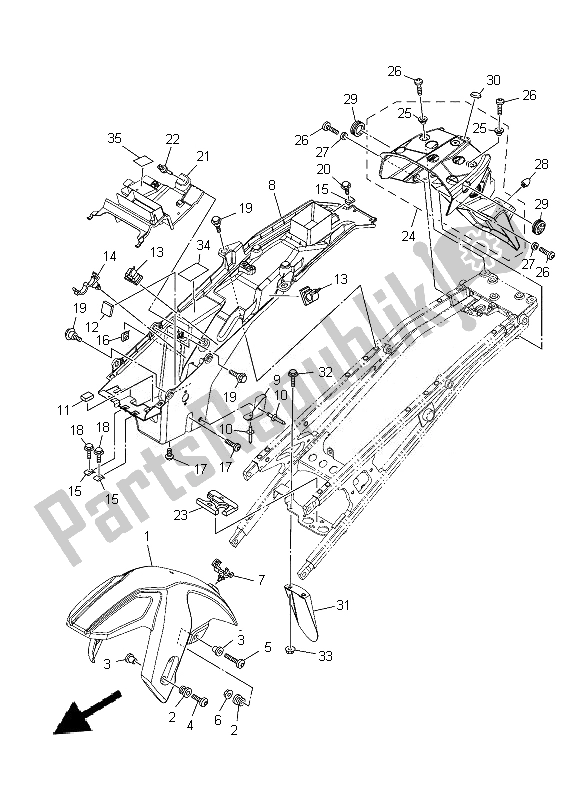 Todas las partes para Defensa de Yamaha XT 1200Z 2014