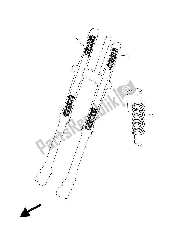 Tutte le parti per il Alternato Per Il Telaio del Yamaha YZ 250 2013