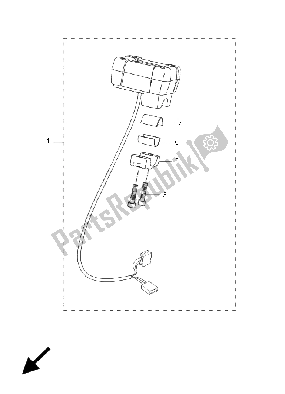 All parts for the Meter of the Yamaha CW 50N 2011