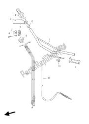 stuurhendel en kabel