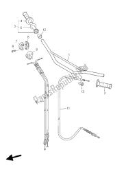 uchwyt kierownicy i kabel