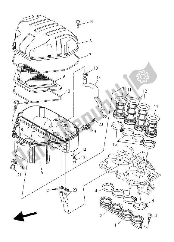 Tutte le parti per il Presa del Yamaha XJ6 SA Diversion 600 2009