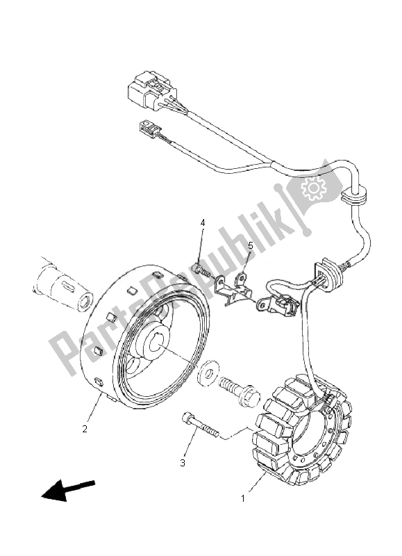 Todas las partes para Generador de Yamaha TDM 900A 2007