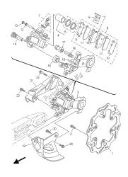 REAR BRAKE CALIPER