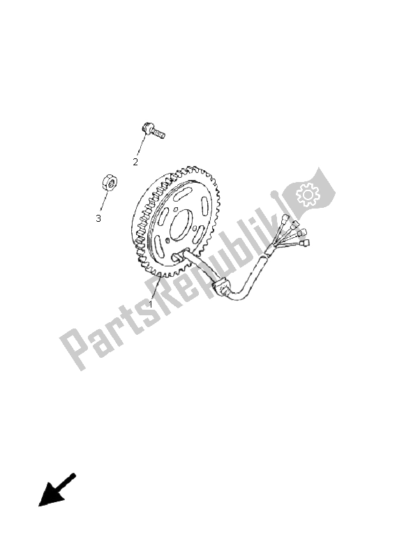 Tutte le parti per il Generatore del Yamaha TZR 50 2005