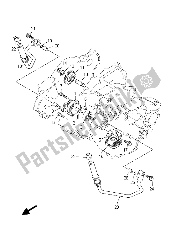 Todas las partes para Bomba De Aceite de Yamaha WR 250F 2003