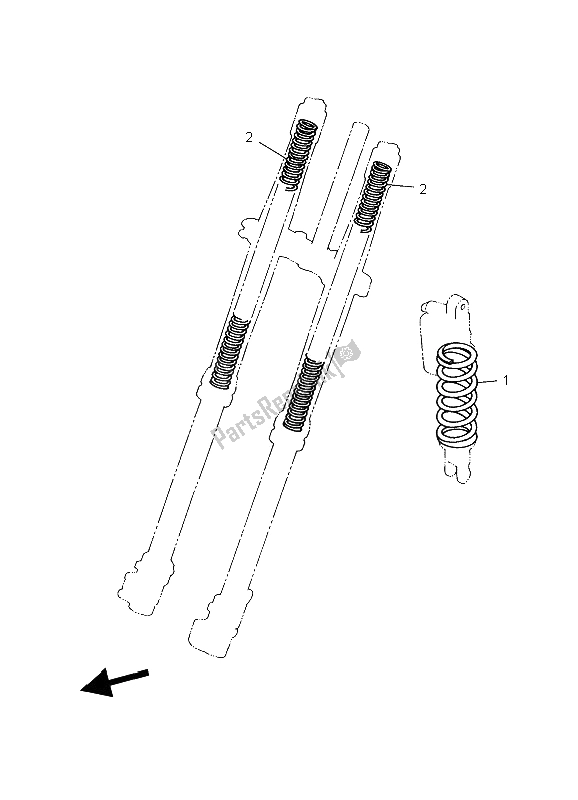 All parts for the Alternate For Chassis of the Yamaha YZ 250 2006