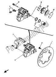 REAR BRAKE CALIPER