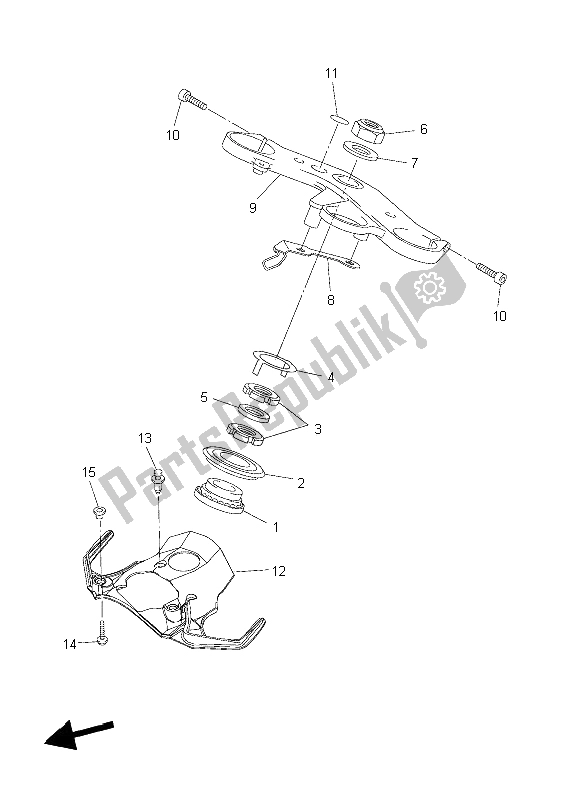 Wszystkie części do Sterowniczy Yamaha YZF R6 600 2006