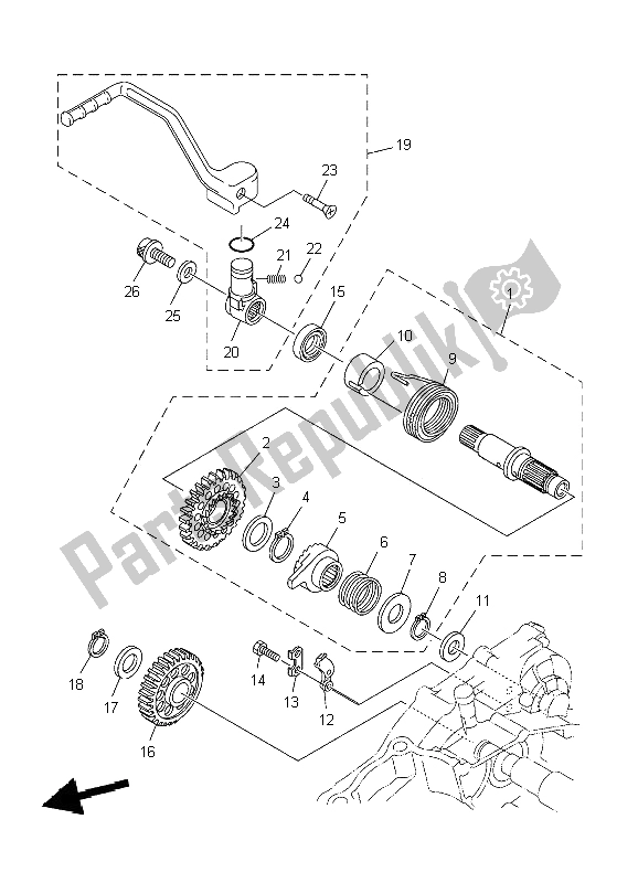 Todas las partes para Inicio de Yamaha WR 250F 2009