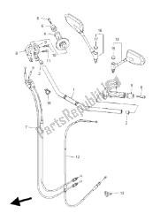 stuurhendel en kabel