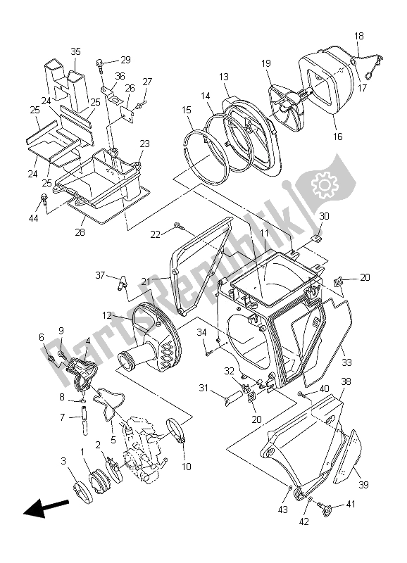 Tutte le parti per il Presa del Yamaha WR 250F 2006