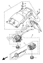 alternatief (carburateur-spatbord) (voor ch)