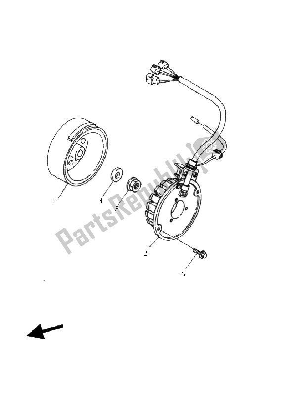 Wszystkie części do Generator Yamaha DT 125X 2006