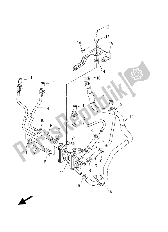 Tutte le parti per il Sistema Di Induzione Dell'aria del Yamaha YZF R1 1000 2003