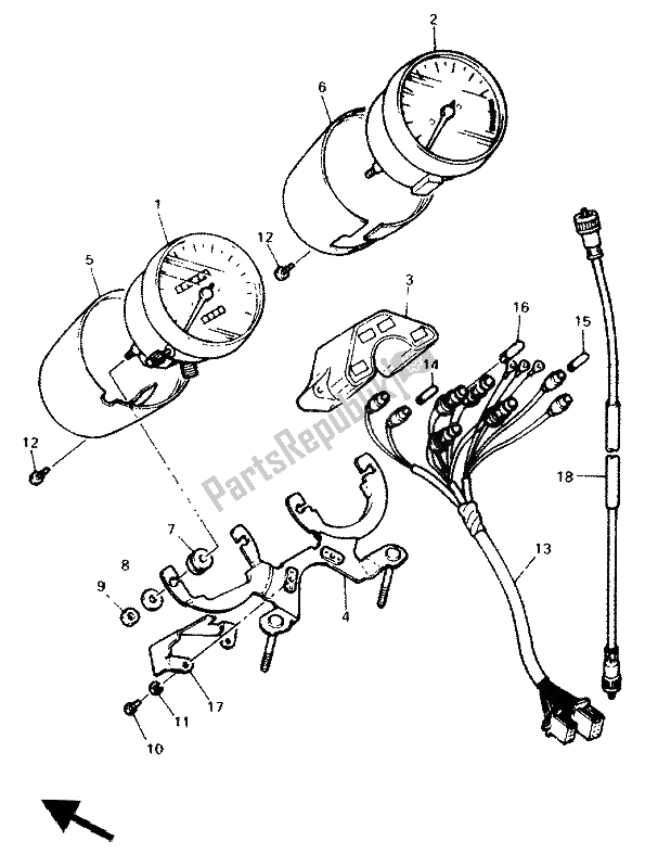 Todas las partes para Metro de Yamaha XJ 600N 1994