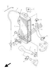 radiador y manguera