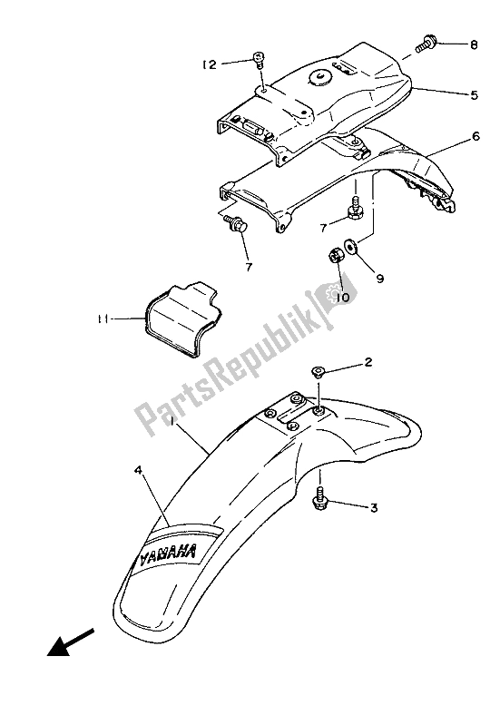 Wszystkie części do B? Otnik Yamaha XT 350 1987