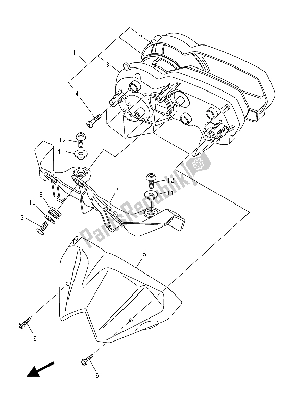 Todas las partes para Metro de Yamaha XJ6 NA 600 2015