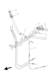 stuurhendel en kabel