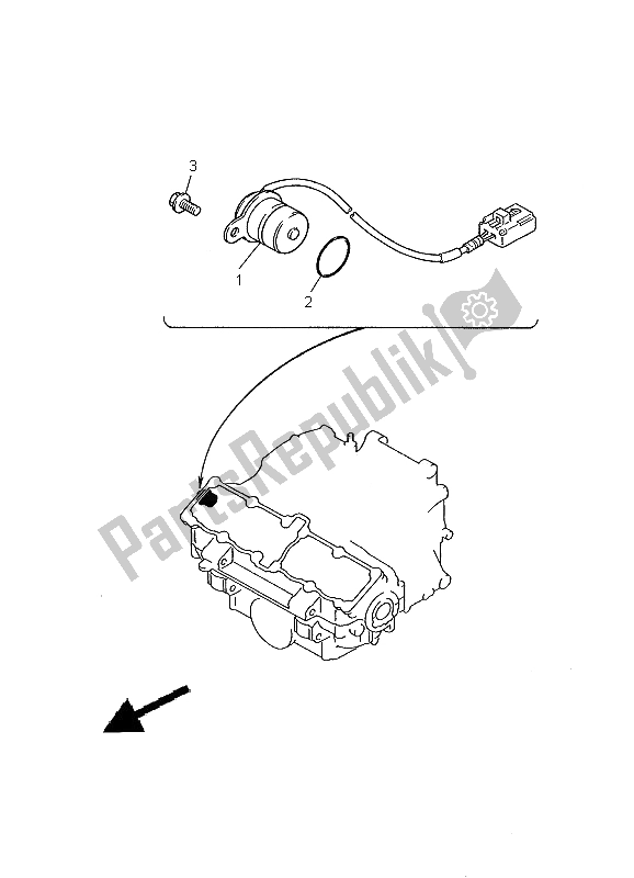 All parts for the Pick Up Coil & Governor of the Yamaha YZF 1000R Thunderace 2000