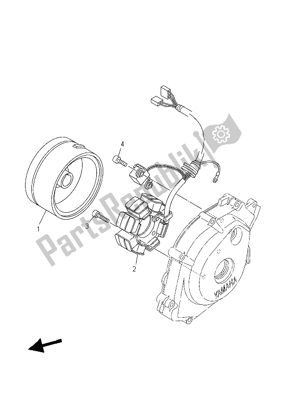 Tutte le parti per il Generatore del Yamaha YBR 125 ED 2006