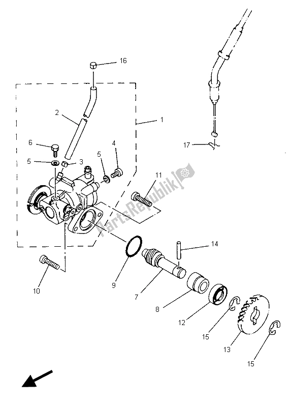 Tutte le parti per il Pompa Dell'olio del Yamaha TZR 125 1995