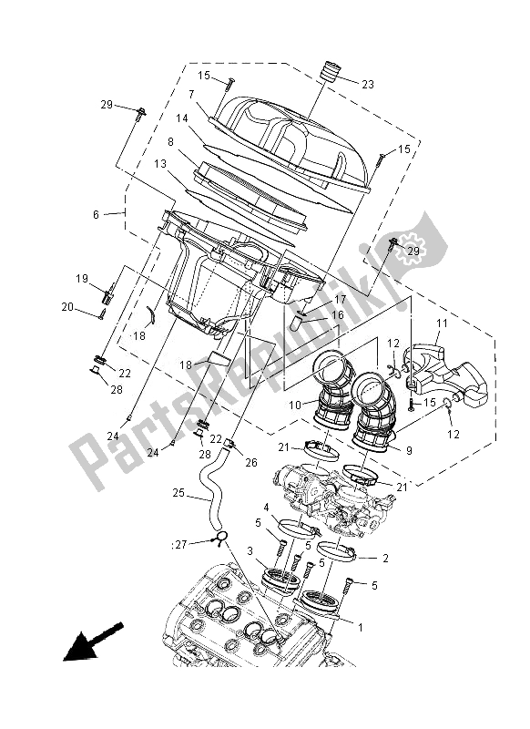 Todas las partes para Consumo de Yamaha XT 1200 ZE 2014