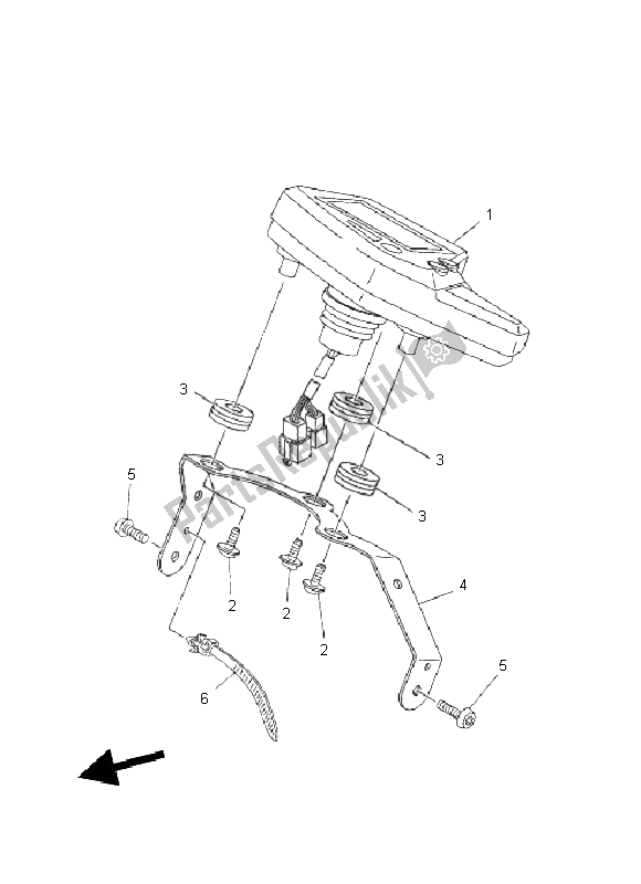 Todas as partes de Metro do Yamaha XT 660X 2011