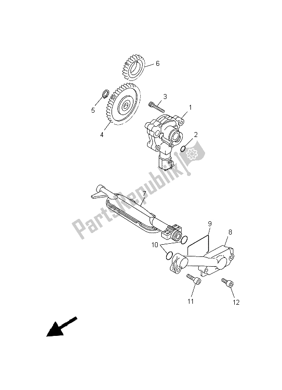 Todas las partes para Bomba De Aceite de Yamaha XVS 650A Dragstar Classic 1999