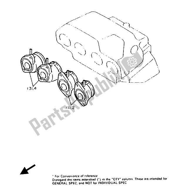 Todas las partes para Alternativo (motor) de Yamaha FJ 1200 1992