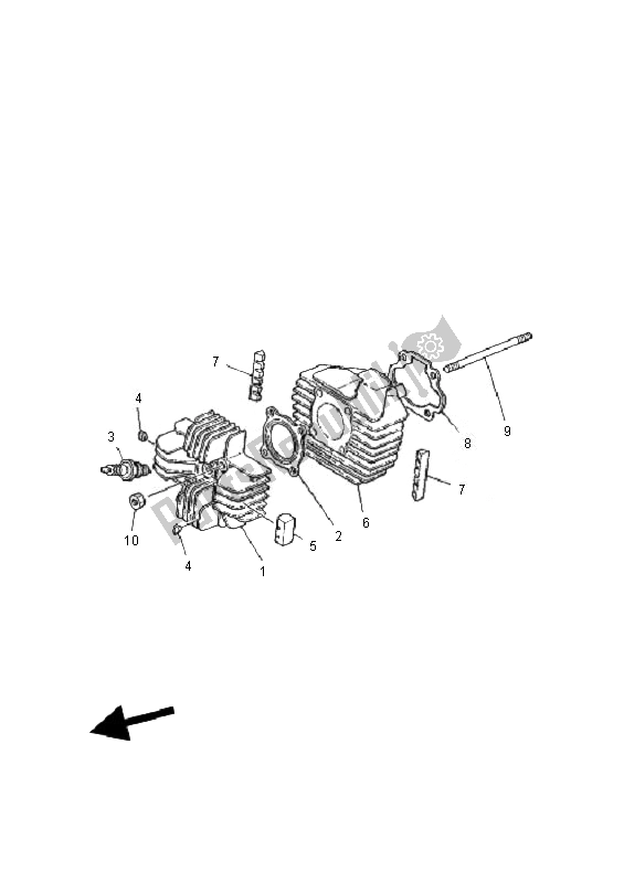 Toutes les pièces pour le Cylindre du Yamaha PW 80 2007