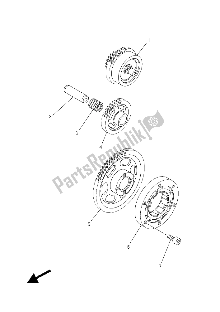 Tutte le parti per il Antipasto del Yamaha YFZ 450R 2015