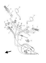 poignée et câble de direction