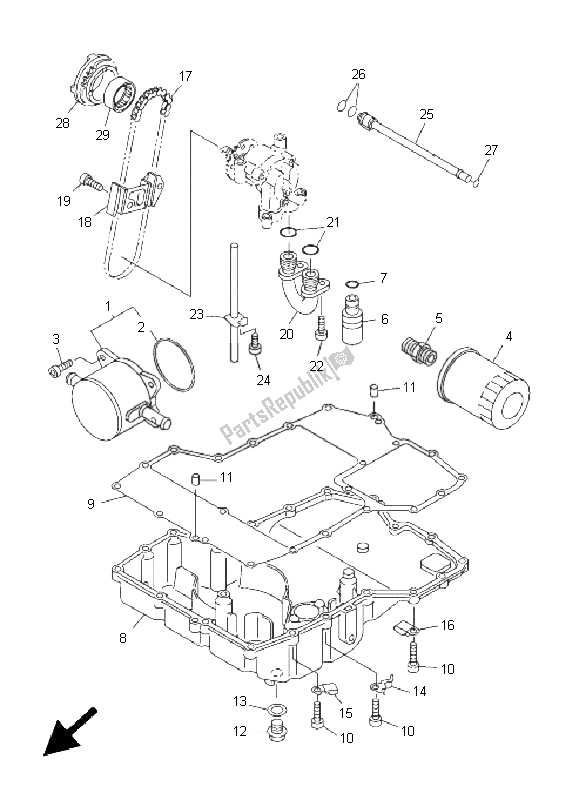 Todas las partes para Enfriador De Aceite de Yamaha FJR 1300 2005