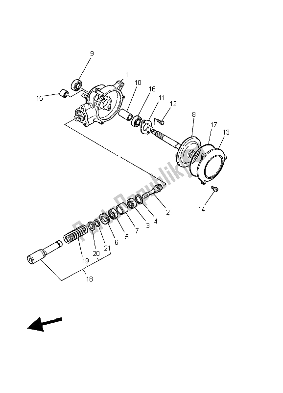 Toutes les pièces pour le Arbre De Transmission du Yamaha PW 50 2006