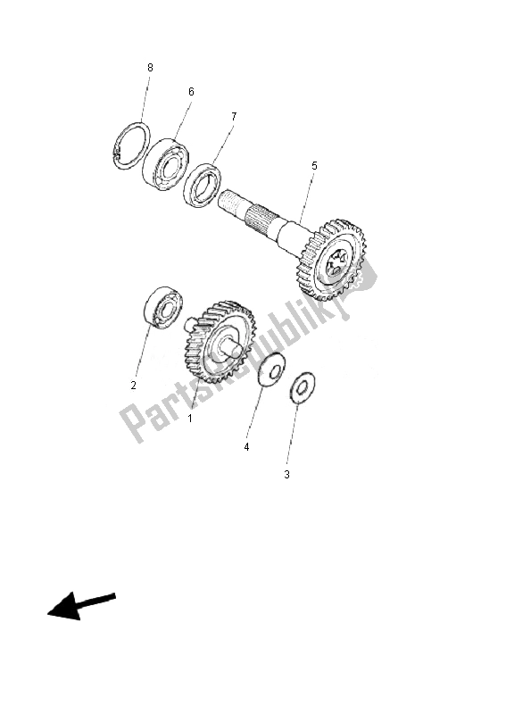 Toutes les pièces pour le Transmission du Yamaha YQ 50 Aerox 2010