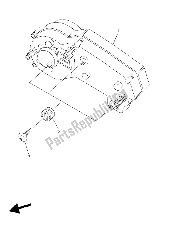 Alle onderdelen voor de Meter van de Yamaha FZ1 S Fazer 1000 2011