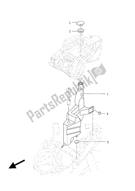 All parts for the Oil Tank of the Yamaha NS 50 Aerox 2014