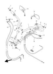 stuurhendel en kabel