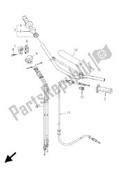 stuurhendel en kabel