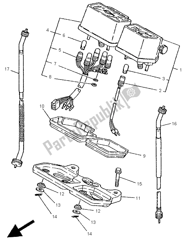 Wszystkie części do Metr Yamaha DT 125R 1996