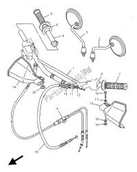 stuurhendel en kabel