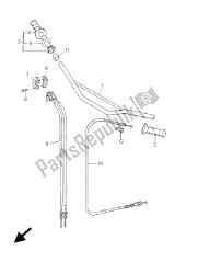 stuurhendel en kabel