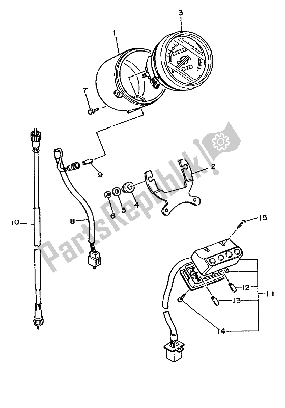 Todas las partes para Metro de Yamaha XV 535 Virago 1991