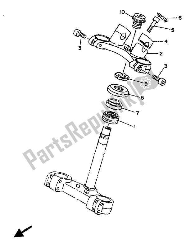 Tutte le parti per il Timone del Yamaha TY 250Z 1993