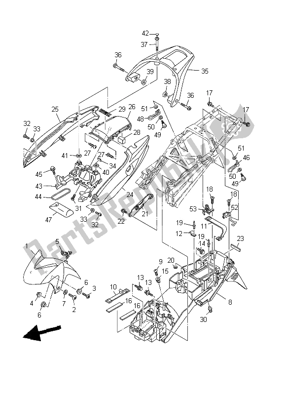 Wszystkie części do B? Otnik Yamaha TDM 900 2009