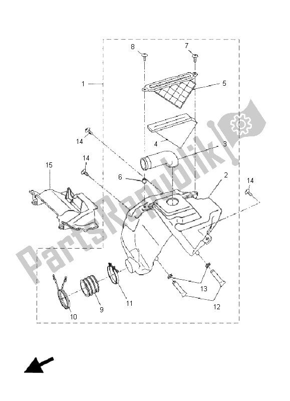 Tutte le parti per il Presa del Yamaha DT 50R SM 2008