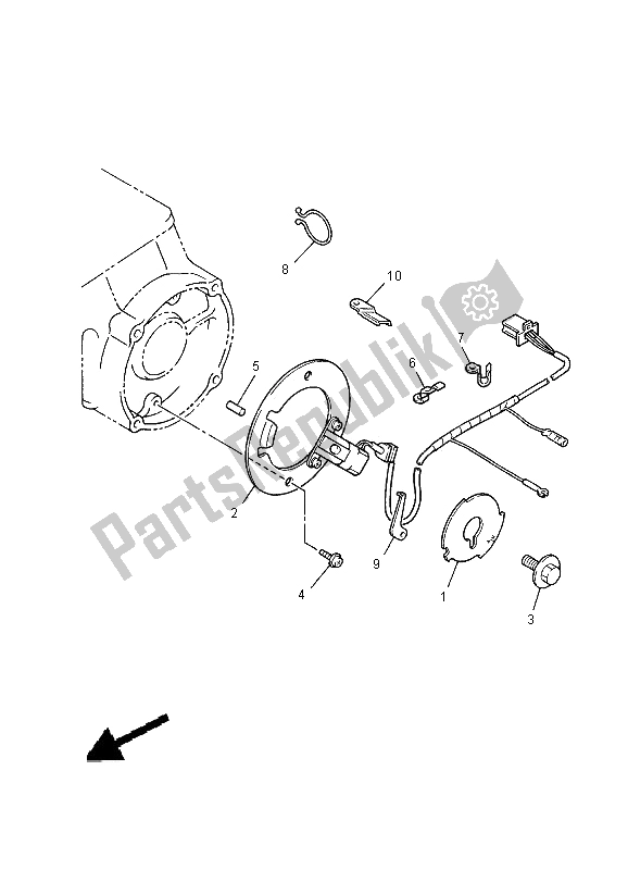 Toutes les pièces pour le Ramasser Bobine Et Gouverneur du Yamaha XJ 900S Diversion 2000