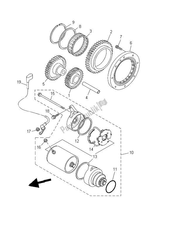 Tutte le parti per il Antipasto del Yamaha BT 1100 Bulldog 2002